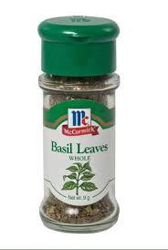 MCCORMICK BASIL LEAVES WHOLE 9G (U) - Kitchen Convenience: Ingredients & Supplies Delivery