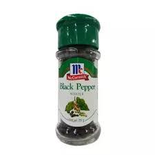 MCCORMICK BLACK PEPPER WHOLE 29G (U) - Kitchen Convenience: Ingredients & Supplies Delivery