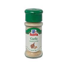 MCCORMICK GARLIC GRANULATED 45G (U) - Kitchen Convenience: Ingredients & Supplies Delivery