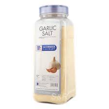 MCCORMICK GARLIC SALT 1.1KG PET (U) - Kitchen Convenience: Ingredients & Supplies Delivery