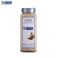 MCCORMICK GRANULATED GARLIC 700G PET (U) - Kitchen Convenience: Ingredients & Supplies Delivery