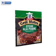 MCCORMICK GRILL MATES STEAK ALA POBRE MARINADE MIX 40G (U) - Kitchen Convenience: Ingredients & Supplies Delivery