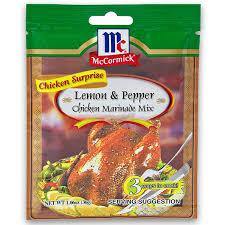 MCCORMICK LEMON PEPPER CHICKEN MARINADE MIX 30G (U) - Kitchen Convenience: Ingredients & Supplies Delivery