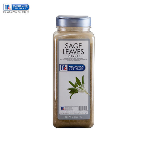 MCCORMICK SAGE LEAVES RUBBED 195G PET