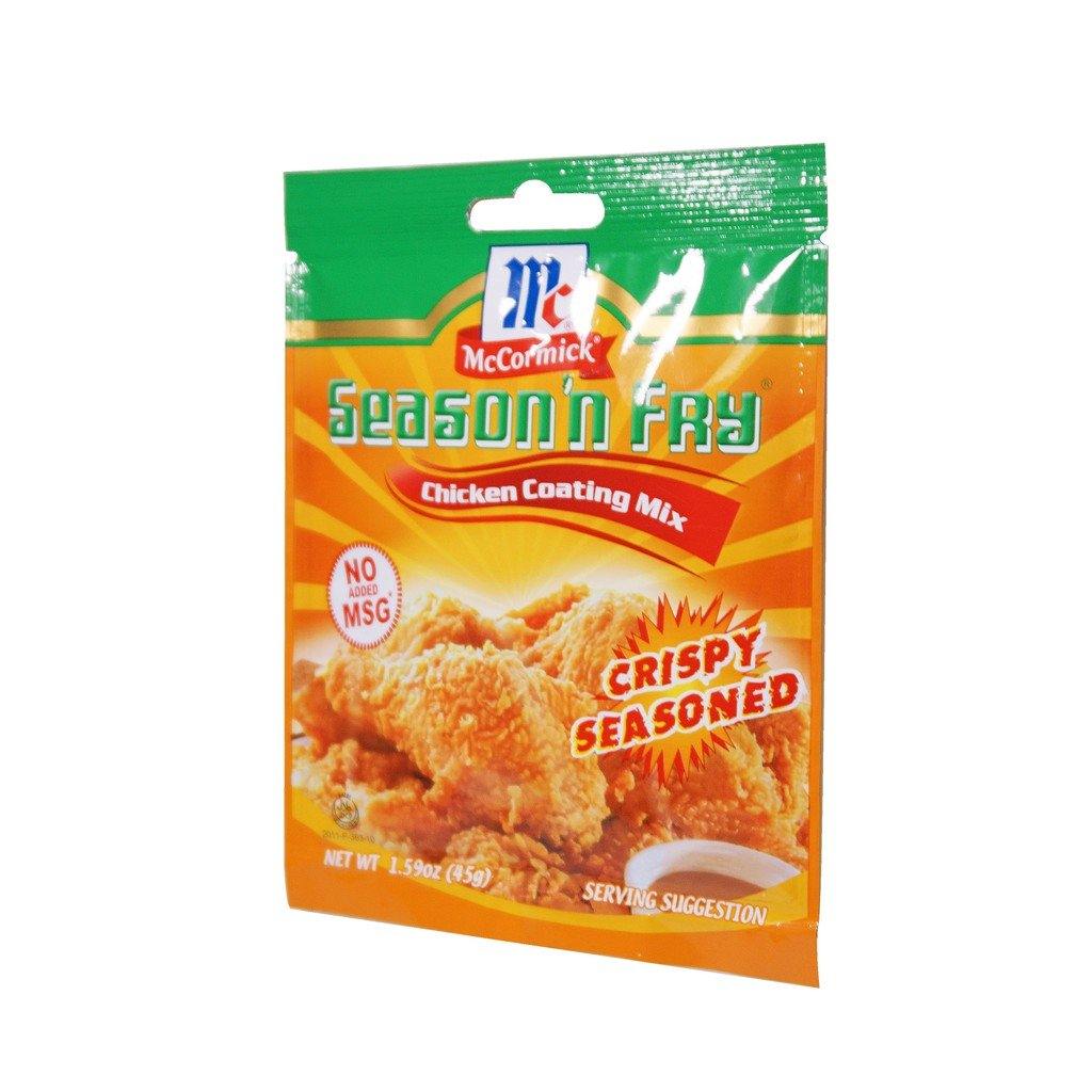 MCCORMICK SEASON & FRY CHICKEN COATING MIX CRISPY SEASONED 45G (U) - Kitchen Convenience: Ingredients & Supplies Delivery