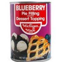 MICHIGAN MADE BLUEBERRY FILLING 21 OZ (U) - Kitchen Convenience: Ingredients & Supplies Delivery