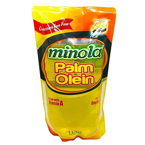 MINOLA PALM OLEIN STAND UP POUCH 1L (U) - Kitchen Convenience: Ingredients & Supplies Delivery