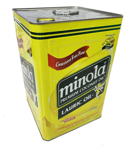 MINOLA PREMIUM COCONUT OIL TIN 16KG (U) - Kitchen Convenience: Ingredients & Supplies Delivery