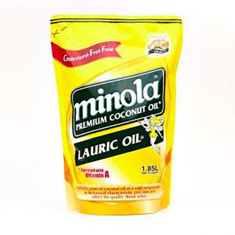 MINOLA PREMIUN COCONUT OIL STAND UP POUCH 1.85L (U) - Kitchen Convenience: Ingredients & Supplies Delivery