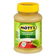 MOTTS APPLE SAUCE UNSWEETENED 23OZ (U) - Kitchen Convenience: Ingredients & Supplies Delivery