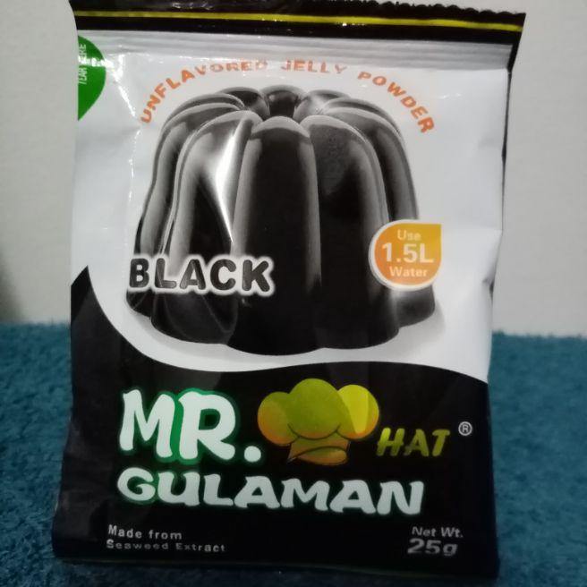 MR HAT GULAMAN UNFLAVORED BLACK 10X25G (U) - Kitchen Convenience: Ingredients & Supplies Delivery