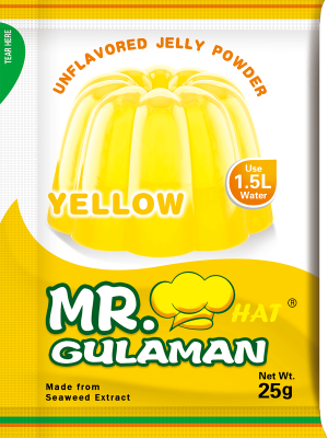 MR HAT GULAMAN UNFLAVORED YELLOW 10X25G (U) - Kitchen Convenience: Ingredients & Supplies Delivery