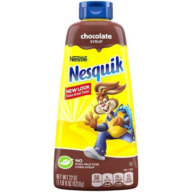 NESQUICK CHOCOLATE SYRUP 22OZ (U) - Kitchen Convenience: Ingredients & Supplies Delivery