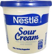 NESTLE SOUR CREAM 240G (U) - Kitchen Convenience: Ingredients & Supplies Delivery