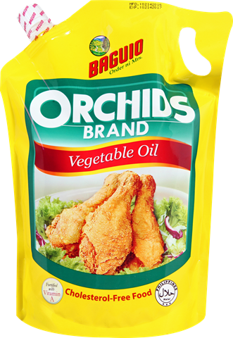 ORCHIDS PURE VEGETABLE OIL STAND UP POUCH 1.8L (U) - Kitchen Convenience: Ingredients & Supplies Delivery