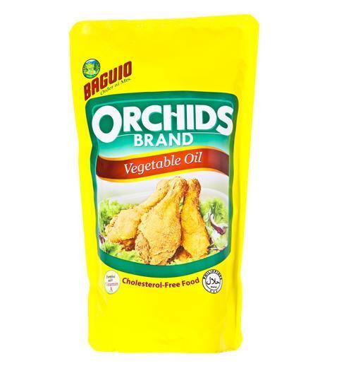 ORCHIDS PURE VEGETABLE OIL STAND UP POUCH 475ML (U) - Kitchen Convenience: Ingredients & Supplies Delivery