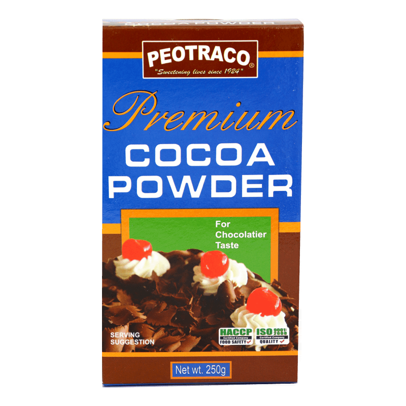 PEOTRACO PREMIUM COCOA POWDER 250G (U) - Kitchen Convenience: Ingredients & Supplies Delivery