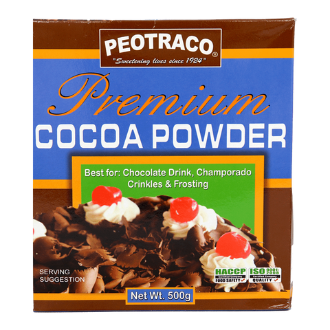 PEOTRACO PREMIUM COCOA POWDER 500G (U) - Kitchen Convenience: Ingredients & Supplies Delivery