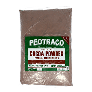 PEOTRACO REDDISH BROWN COCOA POWDER 1KG "BAKER'S MATE" (C) - Kitchen Convenience: Ingredients & Supplies Delivery
