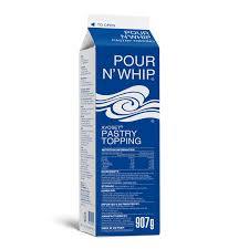 POUR N WHIP PASTRY TOPPING 907G (U) - Kitchen Convenience: Ingredients & Supplies Delivery