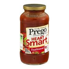 PREGO HEART SMART TRADITIONAL ITALIAN SAUCE 666G/23.5OZ (U) - Kitchen Convenience: Ingredients & Supplies Delivery