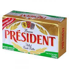 PRESIDENT SALTED FRENCH BUTTER 200G (U) - Kitchen Convenience: Ingredients & Supplies Delivery
