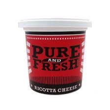 PURE AND FRESH RICOTTA CHEESE 200G (U) - Kitchen Convenience: Ingredients & Supplies Delivery