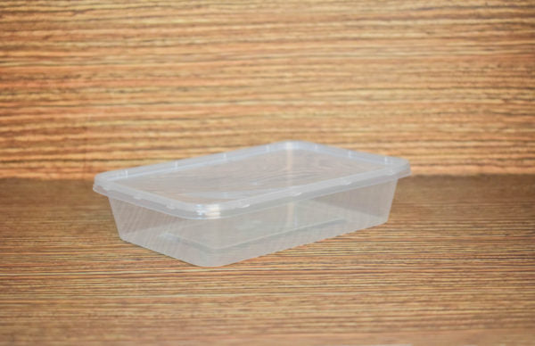 RE500- RECTANGULAR CONTAINER 500ML (PACK OF 10)