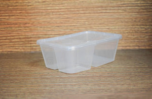 RE750-3- RECTANGULAR CONTAINER TRIO 750ML (PACK OF 10)