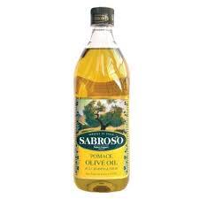 SABROSO POMACE OLIVE OIL 1L (U) - Kitchen Convenience: Ingredients & Supplies Delivery