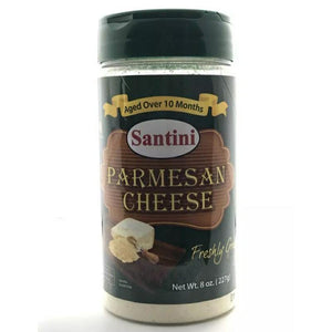 SANTINI GRATED PARMESAN 8OZ/227G (U) - Kitchen Convenience: Ingredients & Supplies Delivery