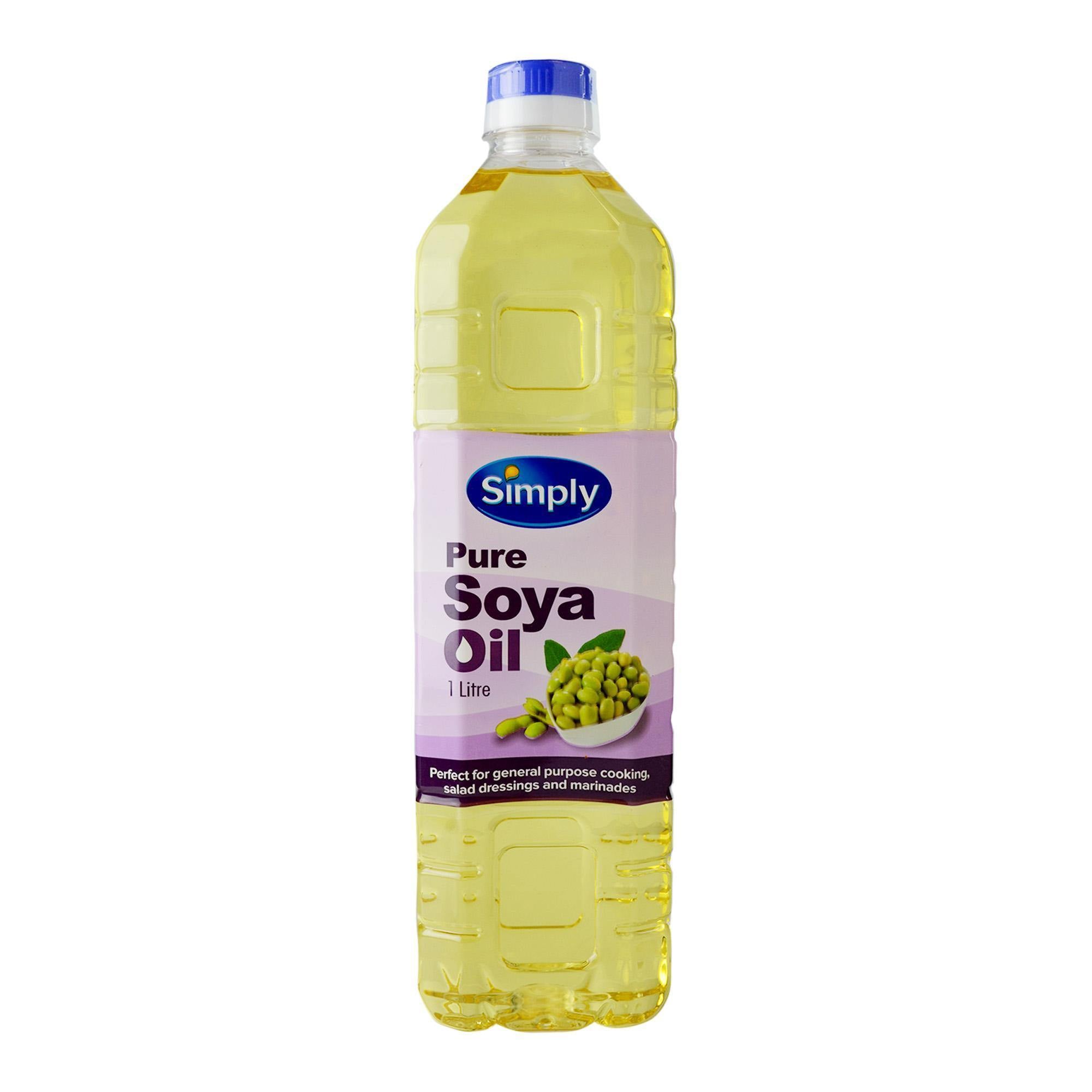 SIMPLY SOYA OIL 1L (U) - Kitchen Convenience: Ingredients & Supplies Delivery