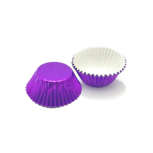 SL012 FOIL BAKING CUPS 3OZ PURPLE