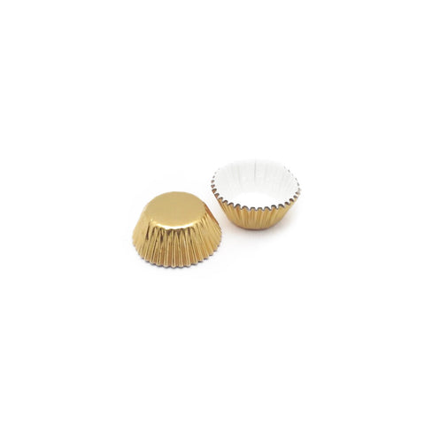 SL012 FOIL BAKING CUPS 3/4OZ GOLD