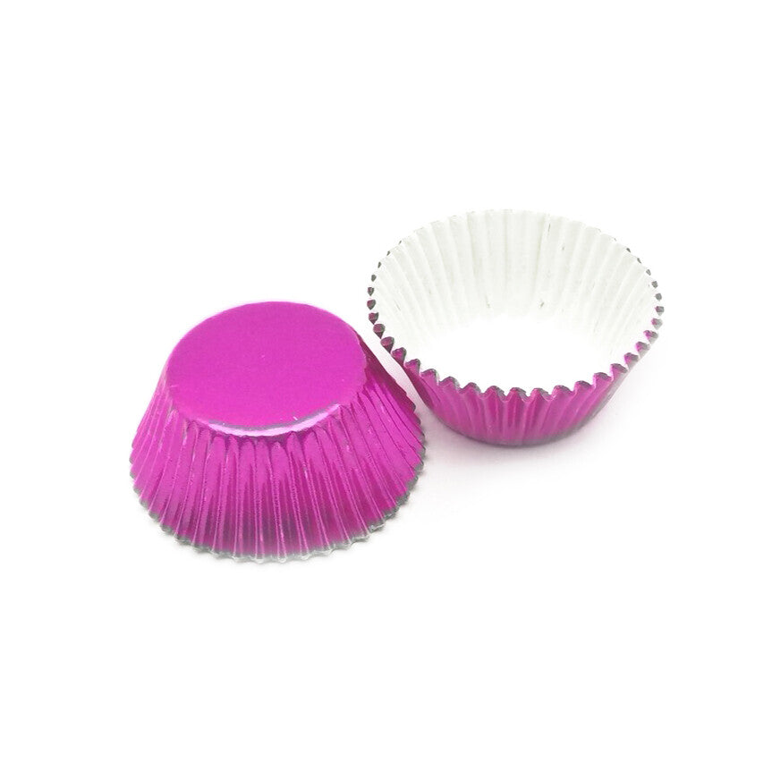 SL012 FOIL BAKING CUPS 3OZ FUSCHIA