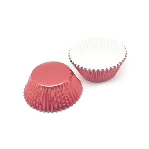 SL012 FOIL BAKING CUPS 3OZ RED