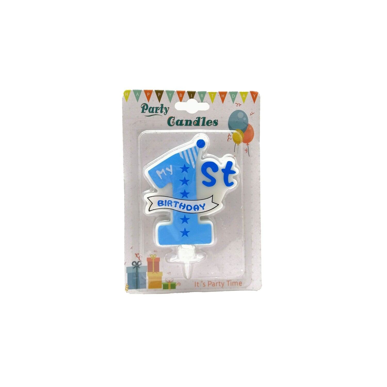 SL0147 MY FIRST BDAY CANDLES BLUE(NEW DWSIGN)