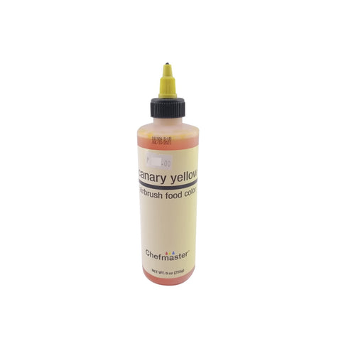 SL014 CM AIRBRUSH COLOR CANARY YELLOW 9OZ "CHEFMASTER" (C)