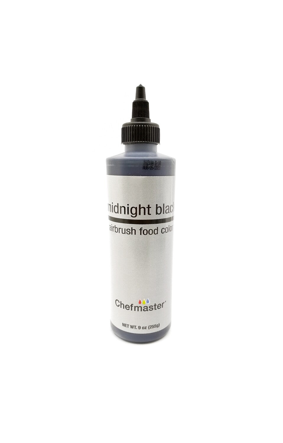 SL014 CM AIRBRUSH COLOR MIDNIGHT BLACK 9OZ "CHEFMASTER" (C)