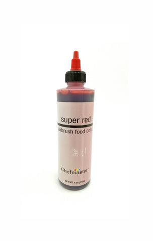 SL014 CM AIRBRUSH COLOR SUPER RED 9OZ "CHEFMASTER" (C)
