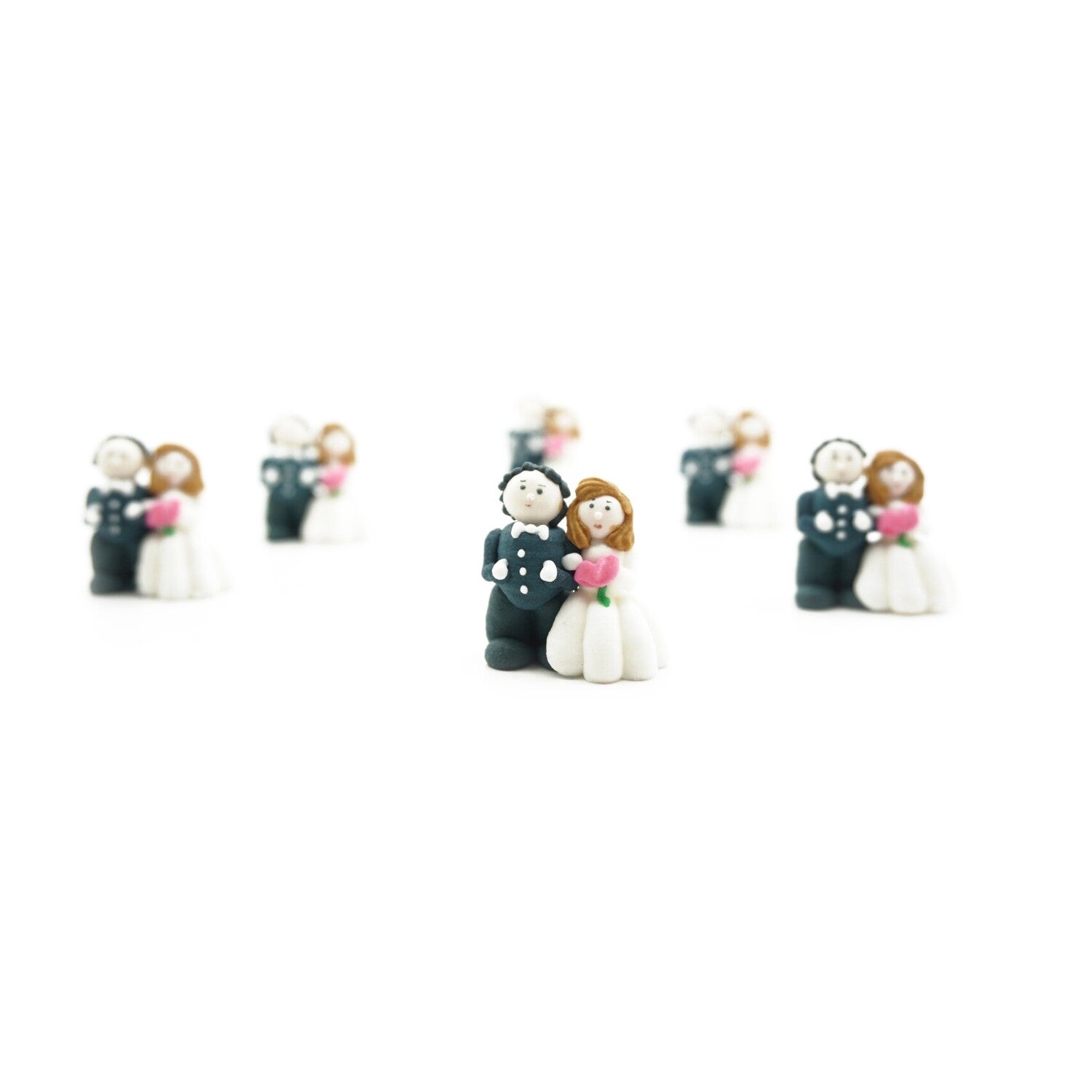 SL0191 WEDDING COUPLE 3D TOPPERS