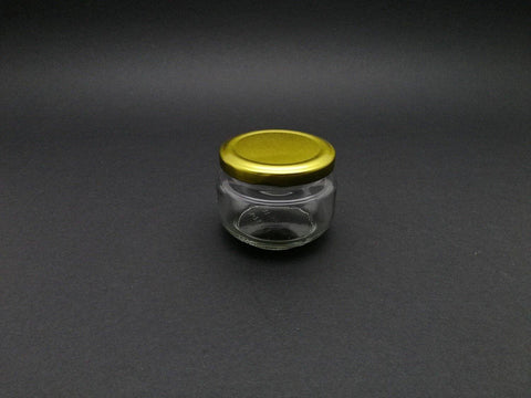 SL0355 GLASS JAR ROUND 4OZ 1PC - Kitchen Convenience: Ingredients & Supplies Delivery