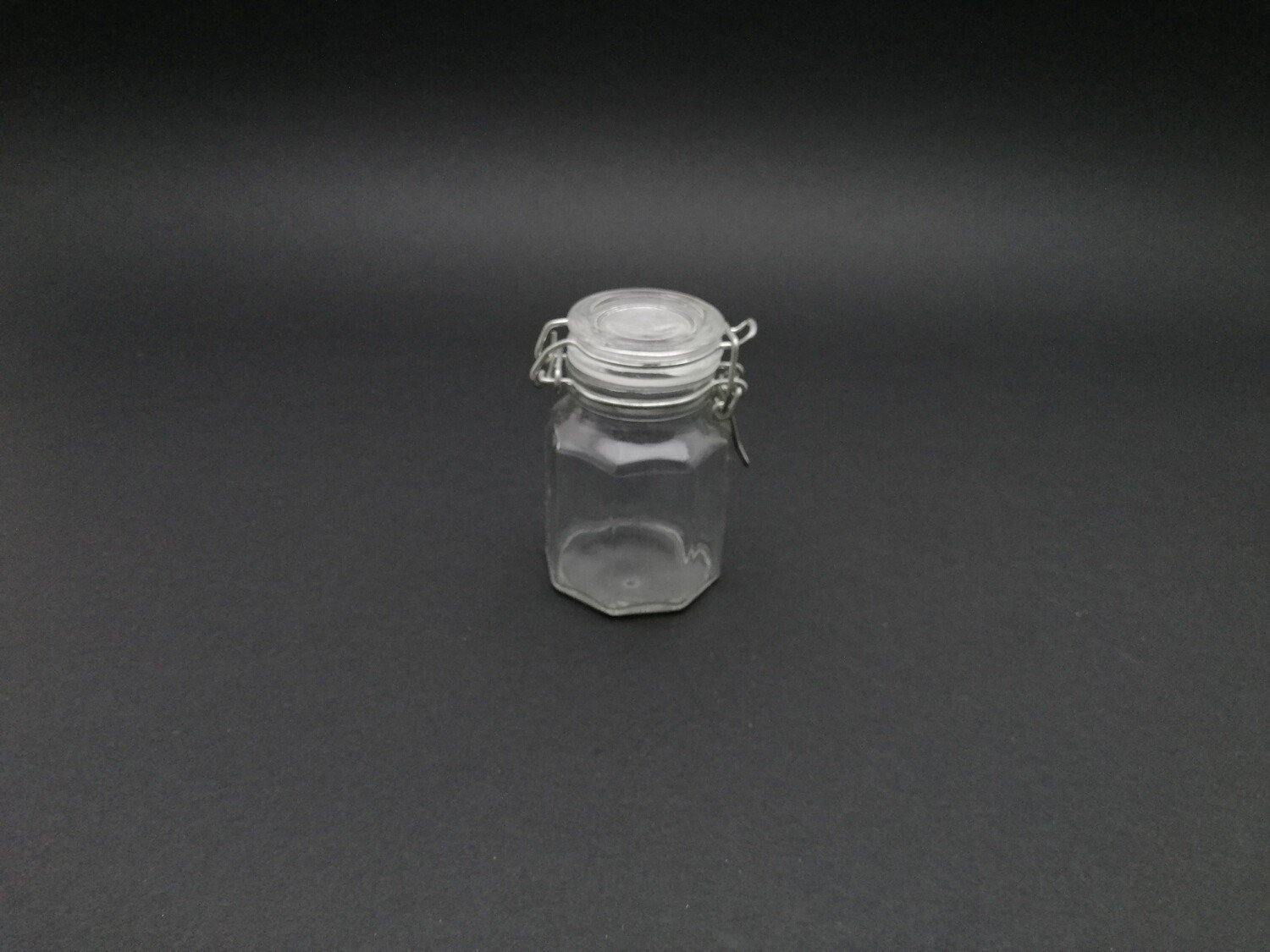 SL0355 HEXAGON JAR 90ML 1PC (W LOCK) - Kitchen Convenience: Ingredients & Supplies Delivery