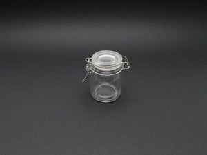 SL0355 ROUND GLASS 160ML W/ LOCK 1PC - Kitchen Convenience: Ingredients & Supplies Delivery