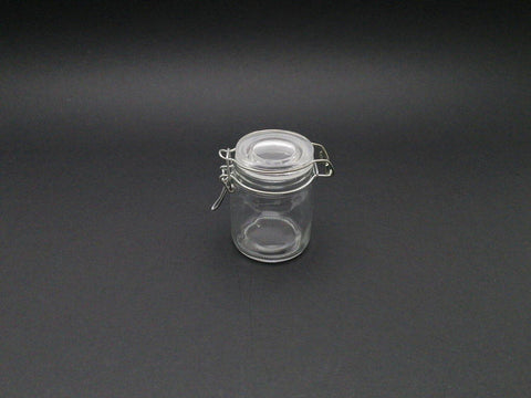 SL0355 ROUND GLASS 160ML W/ LOCK 1PC - Kitchen Convenience: Ingredients & Supplies Delivery
