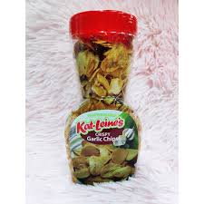 SL0359 GARLIC CHIPS SMALL "Kat-Leine's" 250G