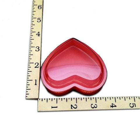 SMALL TAMBOK HEART RED BASE (SP) (4.75X4.75) - Kitchen Convenience: Ingredients & Supplies Delivery