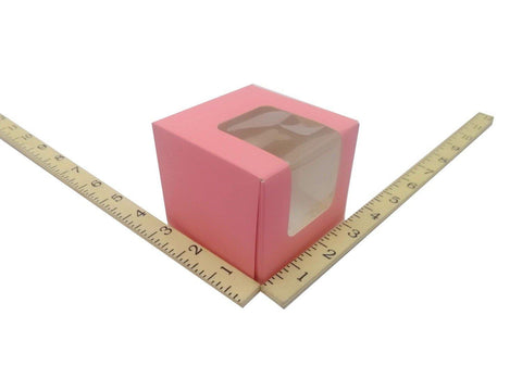 SOLO CUPCAKE BOX BLUSH PINK C19 20`S 3 x 3 - Kitchen Convenience: Ingredients & Supplies Delivery