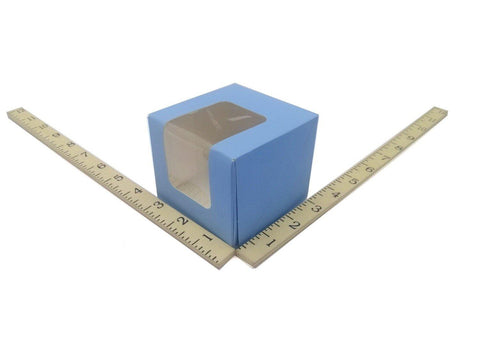 SOLO CUPCAKE BOX P. BLUE C18 20`S 3 x 3 - Kitchen Convenience: Ingredients & Supplies Delivery