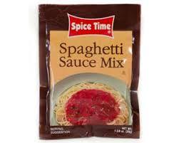 SPICE TIME SPAGHETTI SAUCE MIX 39G (U) - Kitchen Convenience: Ingredients & Supplies Delivery